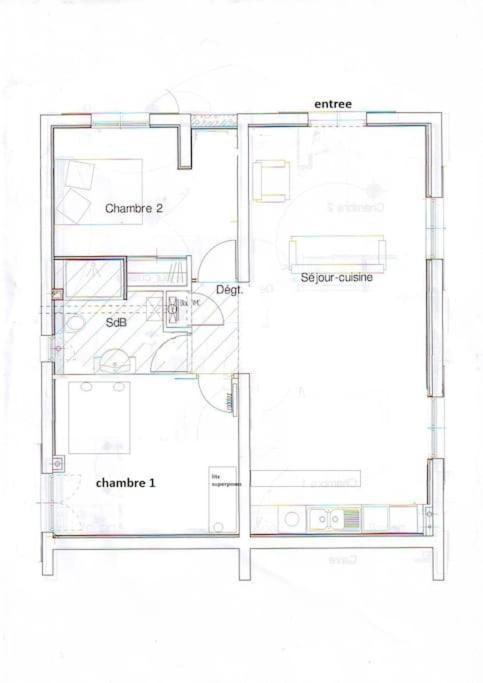 Appart Dans Maison 2 Km De La Plage Villeneuve-Loubet Exterior foto